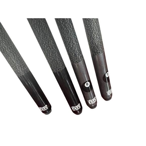 SET OF 4 PLATINUM GRAPHITE 2 PIECES 58’ POOL TABLE CUES STICKS SMOOTH PLAYING - Picture 11 of 14